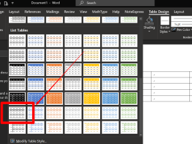 如何快速在word中做出三线表