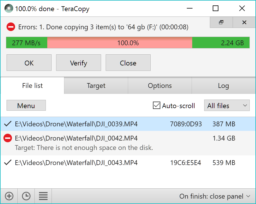 TeraCopy 2.3 更快更安全的Windows复制移动增强软件